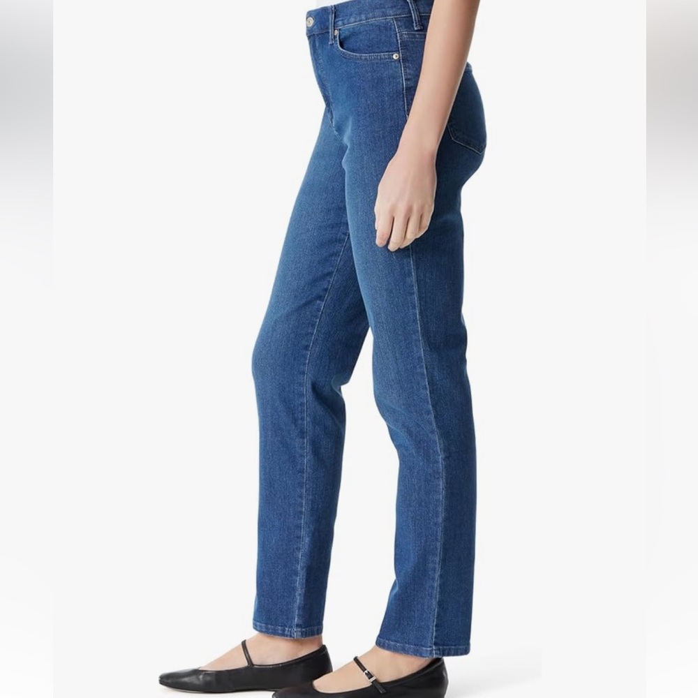Alfred Dunner Women's Straight Leg Jeans - Petite